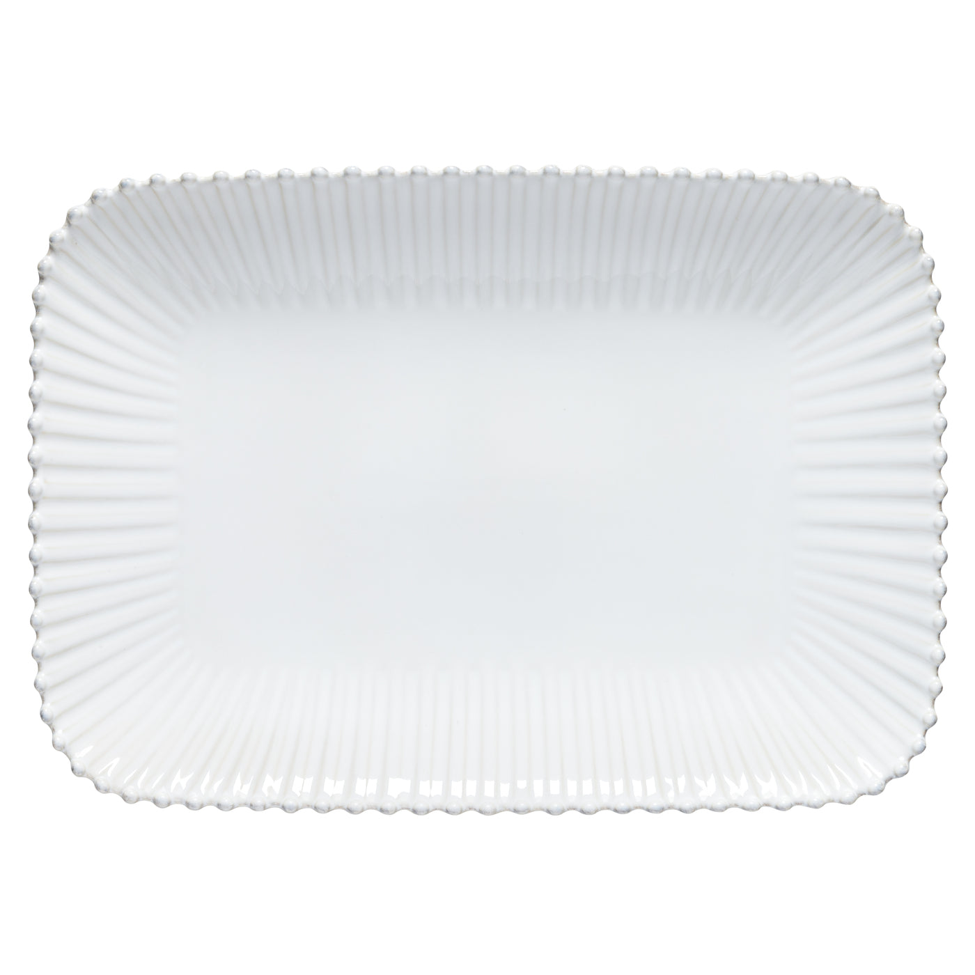 Pearl White Rectangular Platter