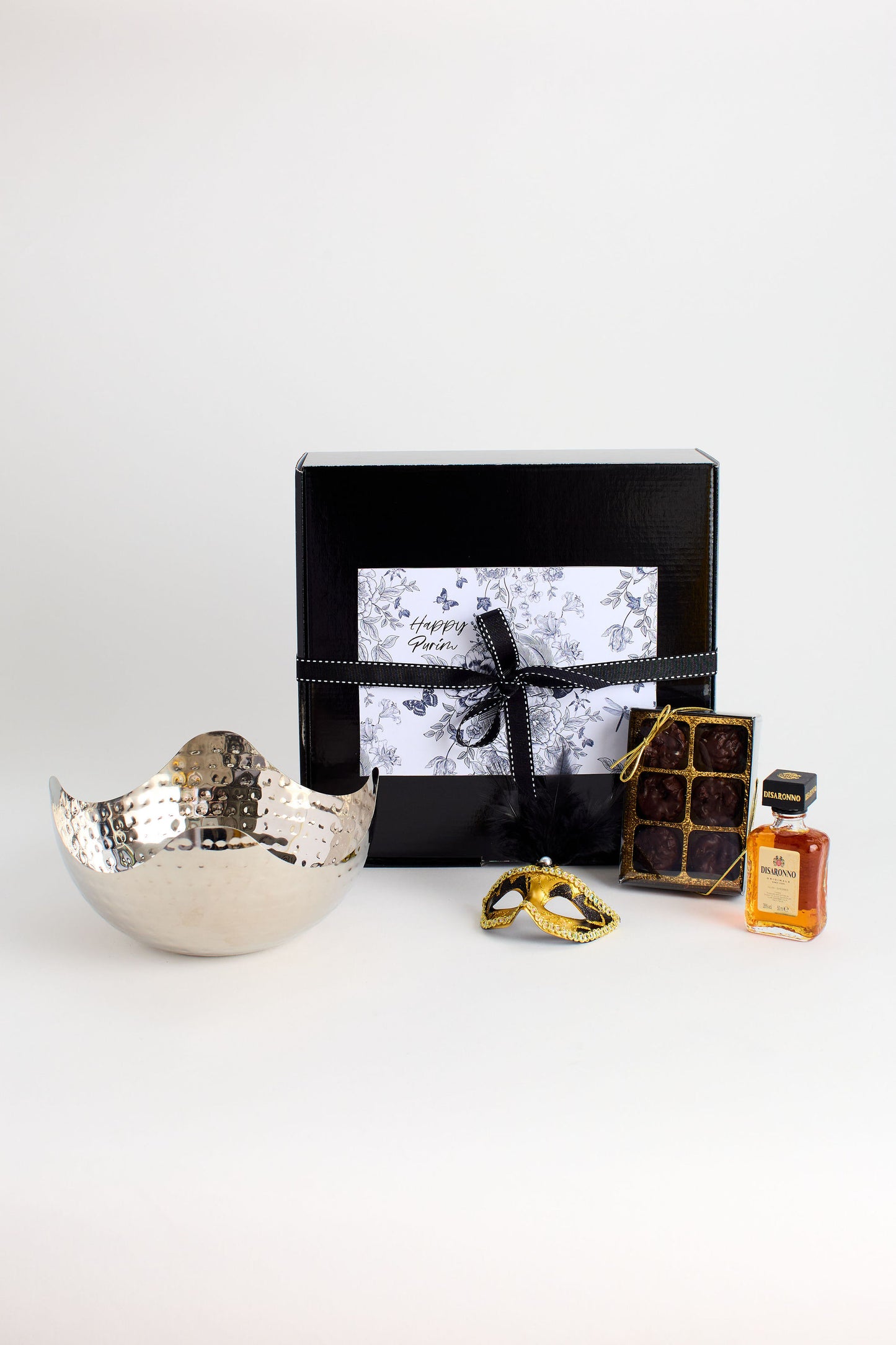 Silver Hammered Bowl Purim Gift