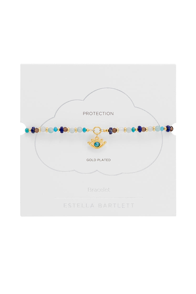 Estella Bartlett Evil Eye Blue Mix Bracelet