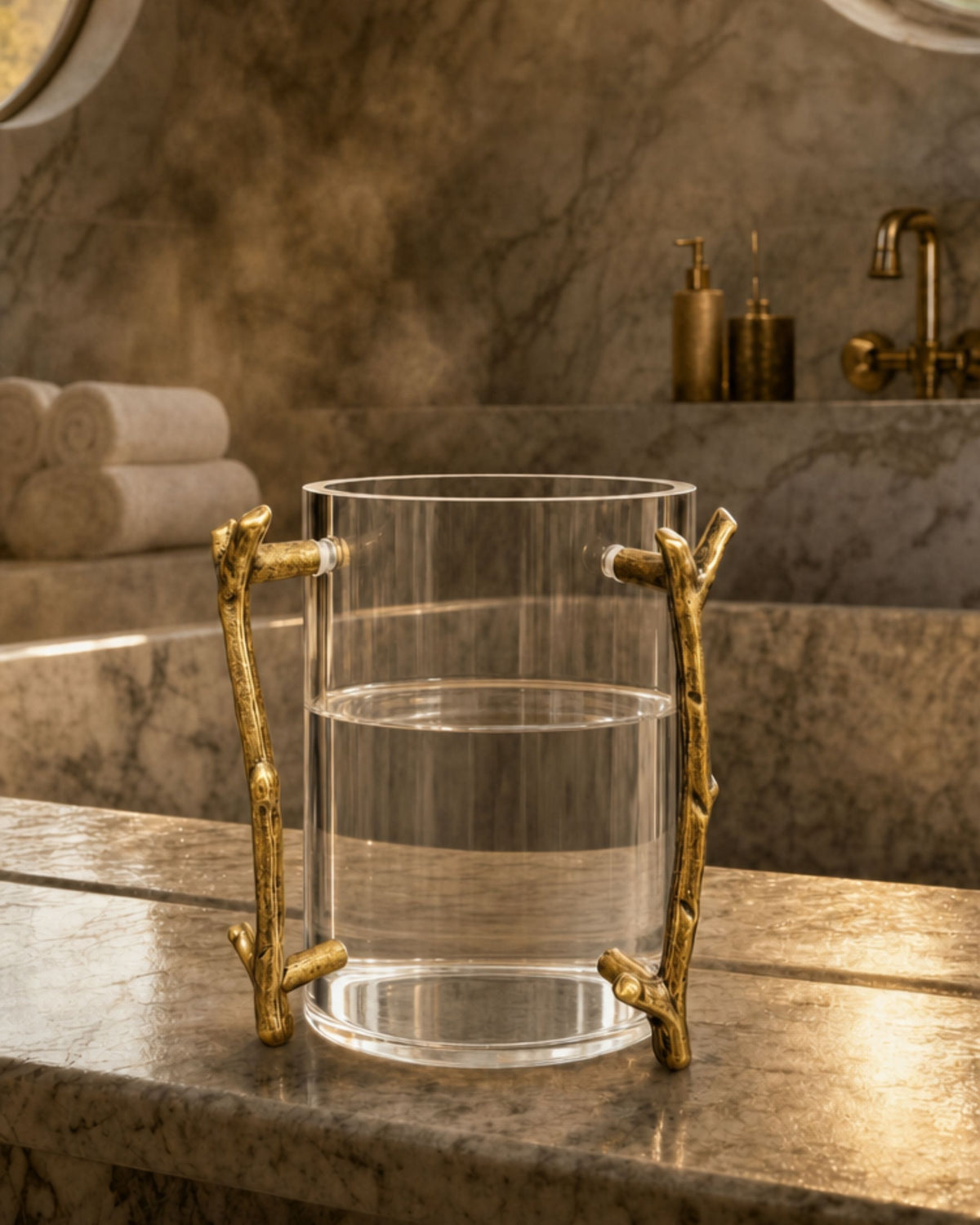 Bronze Handle Washing Cup