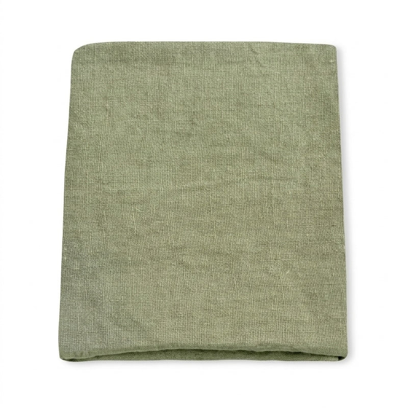 Green Linen Tablecloth