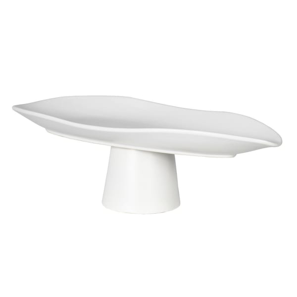 White Pedestal Plate
