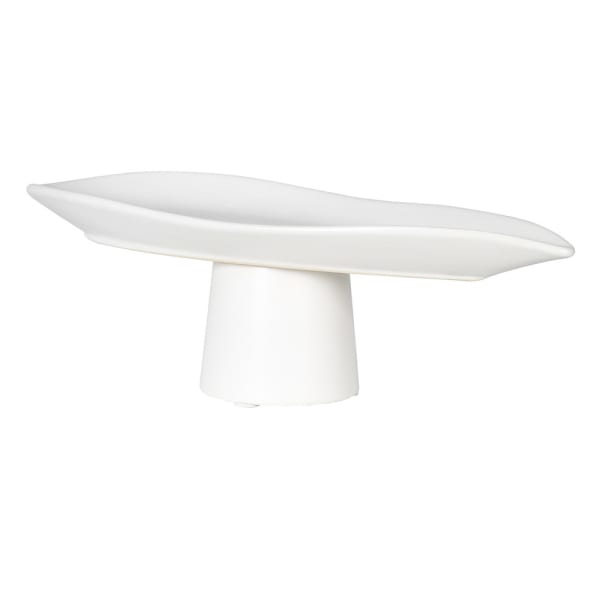White Pedestal Plate