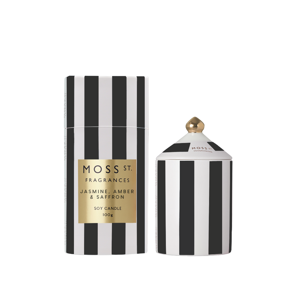 Peppermint Grove Ceramic Candle