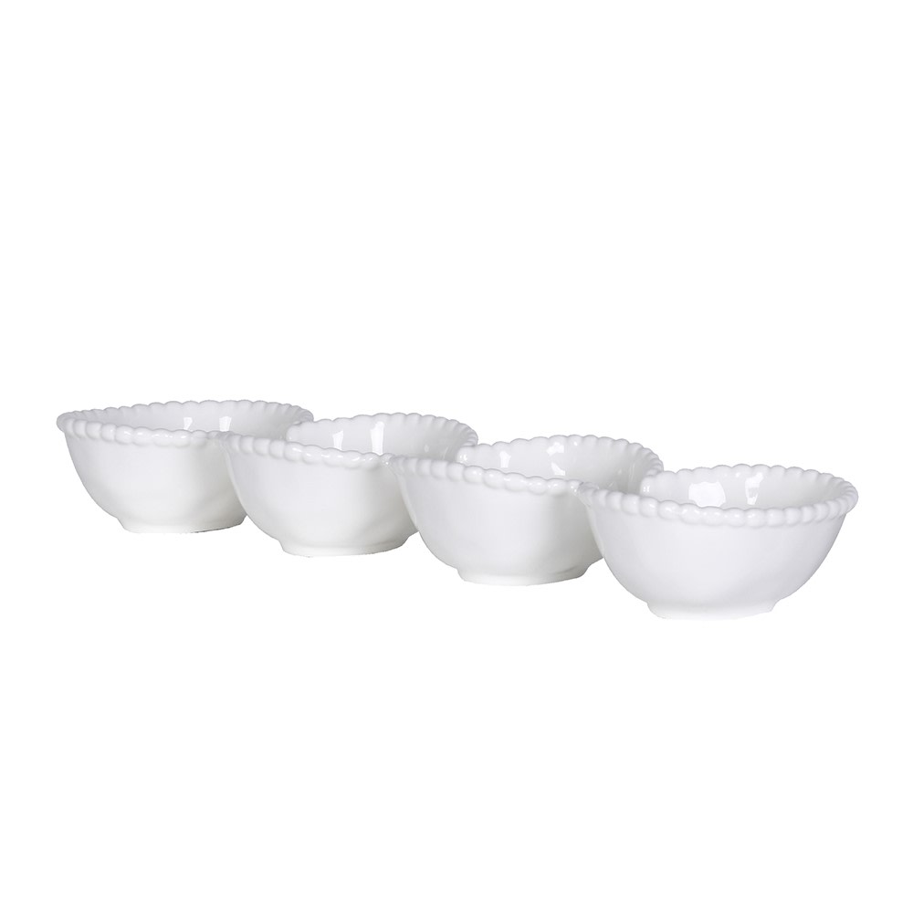 Beaded Edge Dip Bowls