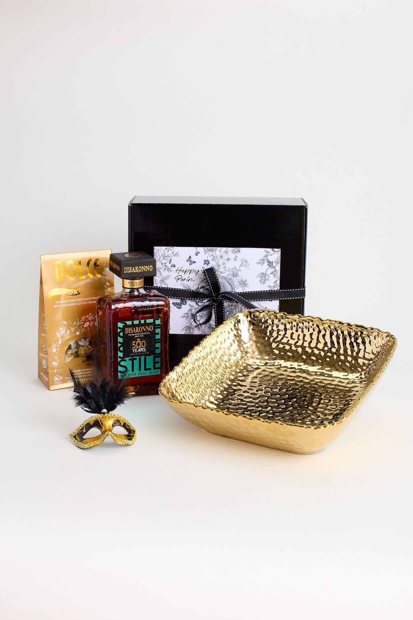 Gold Salad Bowl Purim Gift