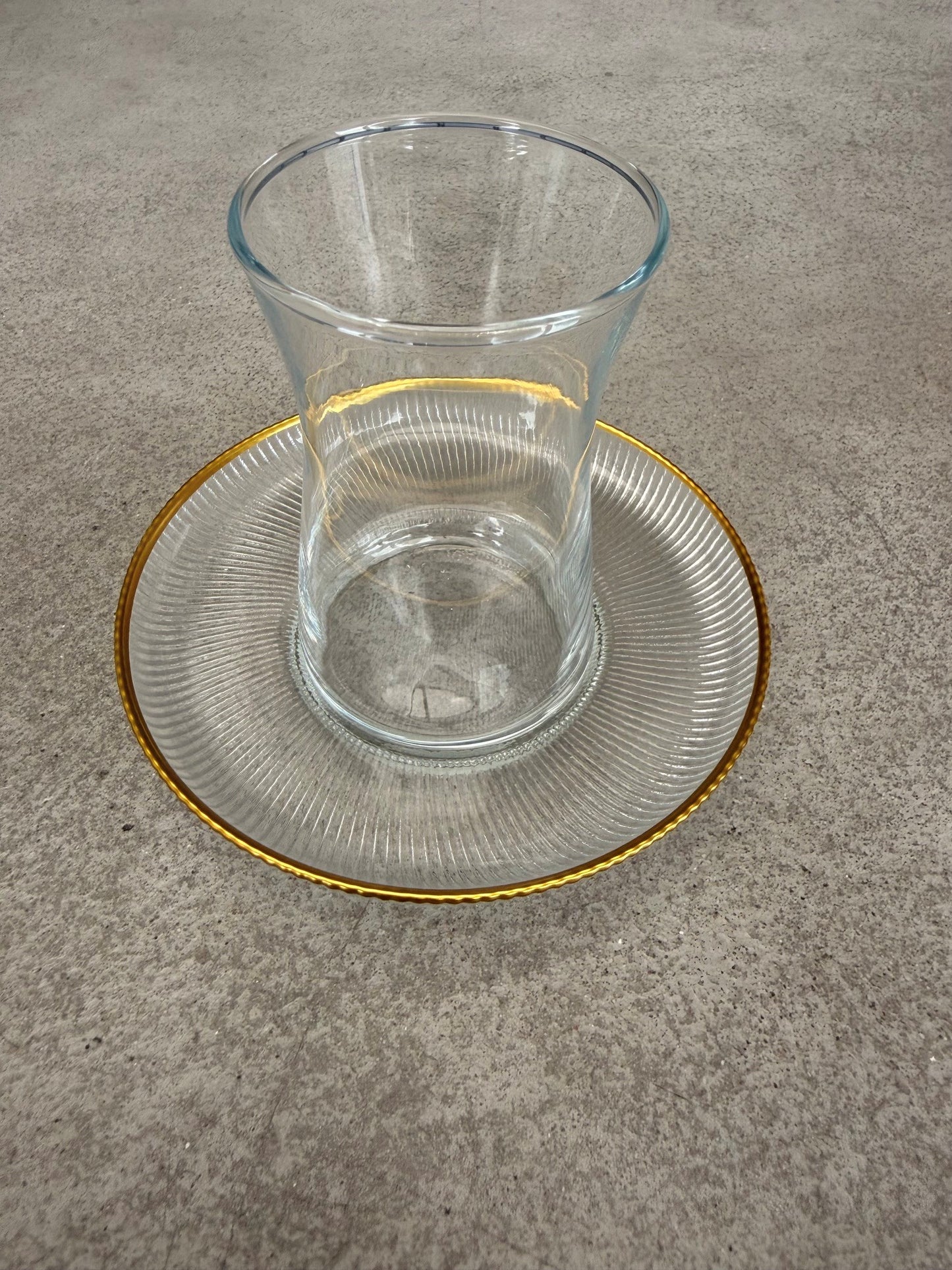 Tea Glass with Saucer