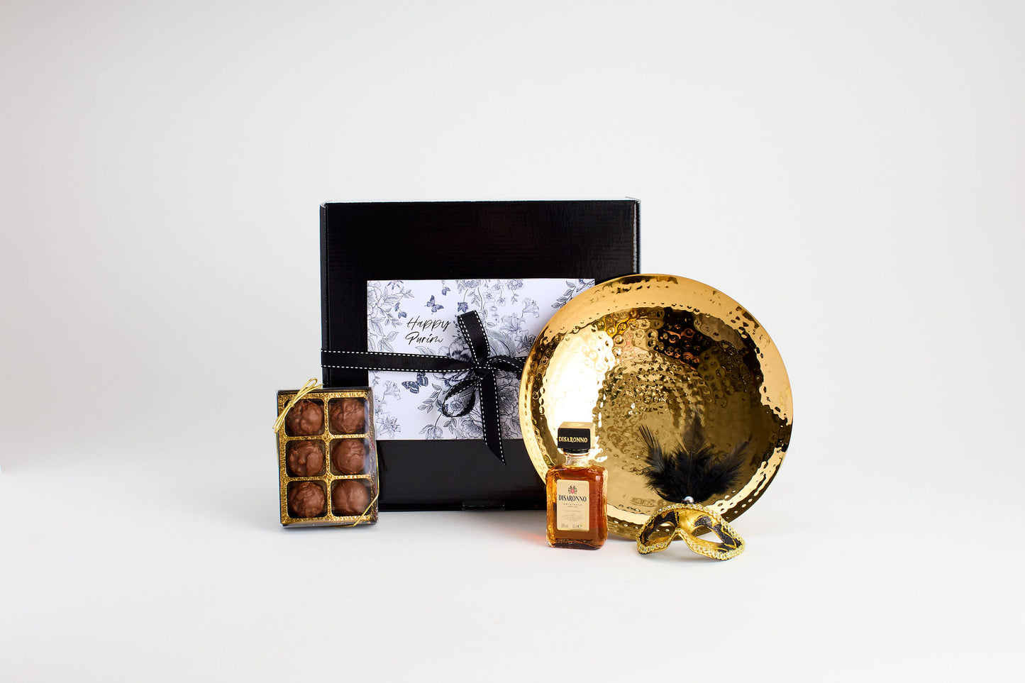 Gold Hammered Bowl Purim Gift