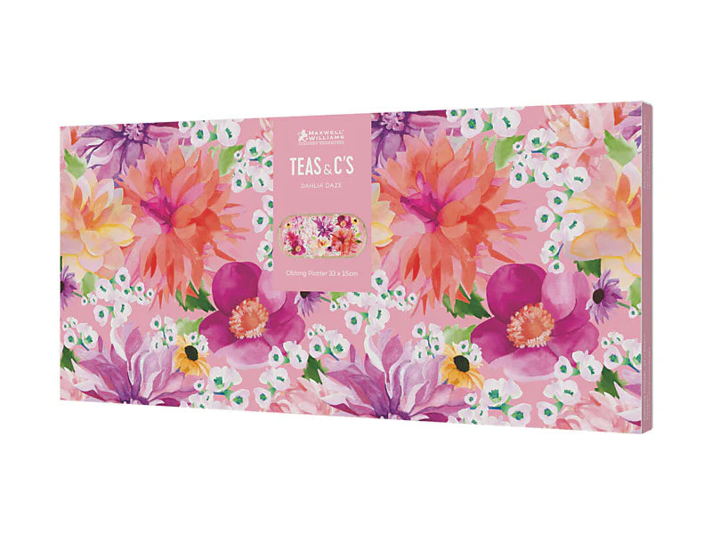 Pink Dahlia Platter