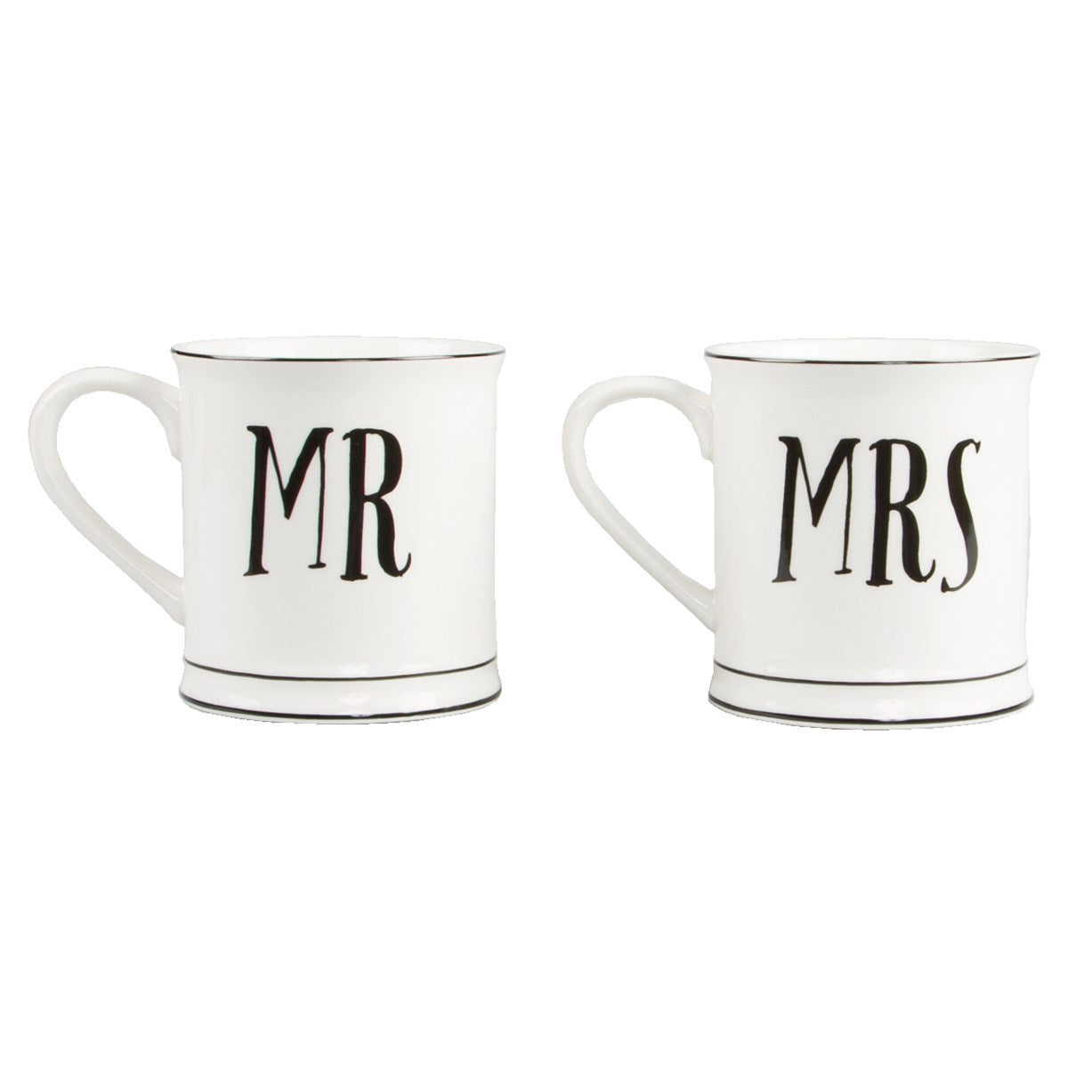 Mr and Mrs Mugs, Set of 2
