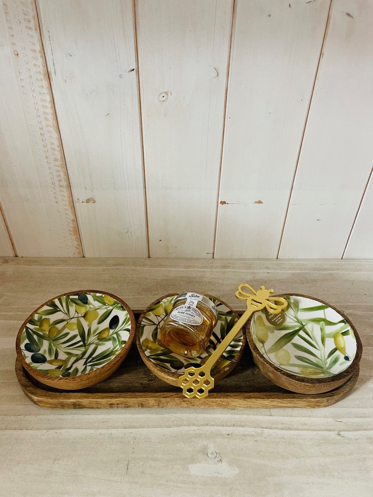 Olive Wood Dip Roshana Gift