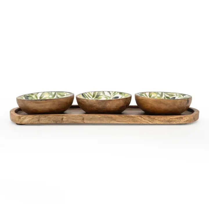 Olive Wood Dip Roshana Gift