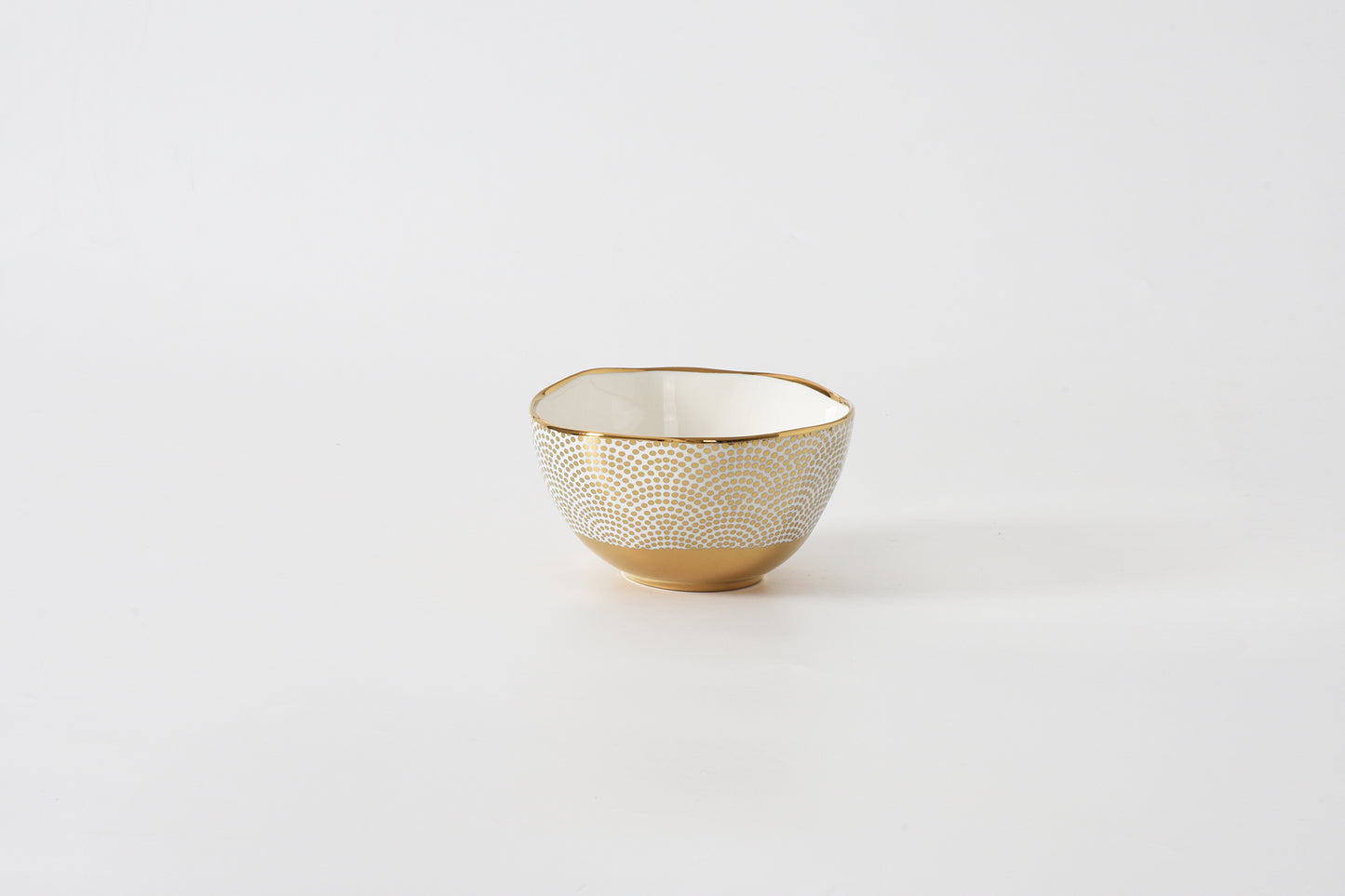 Gold Detail Snack Bowl