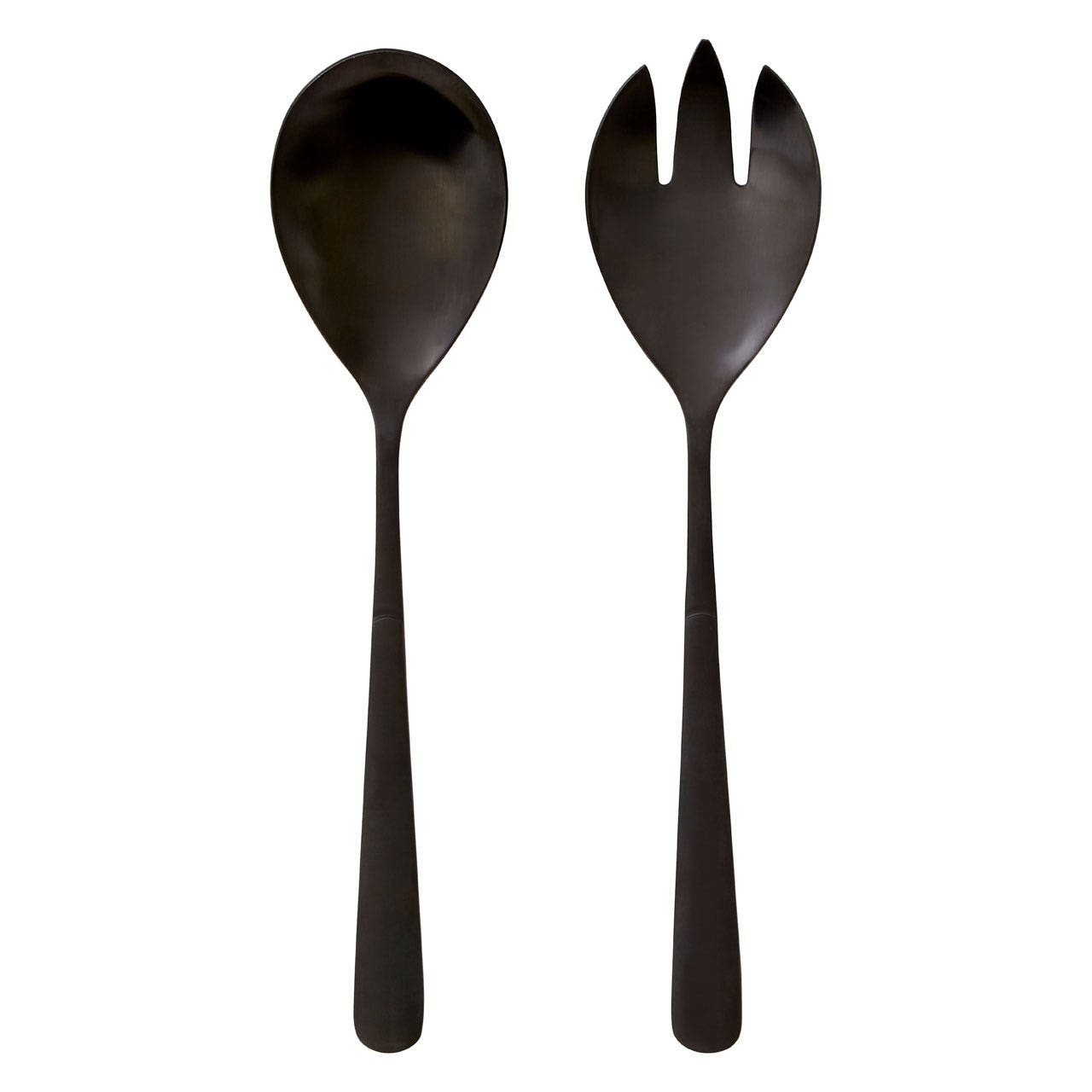 Matt Black Salad Servers