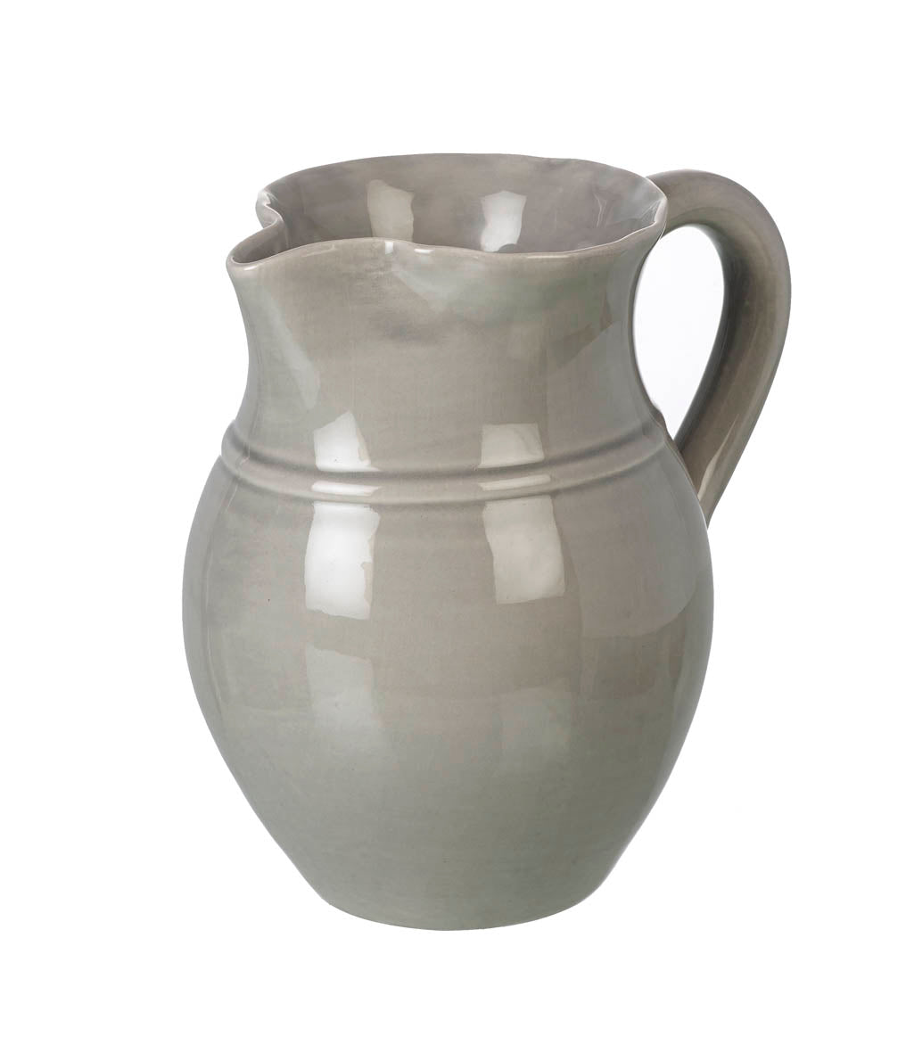Grey Ceramic Rustic Jug