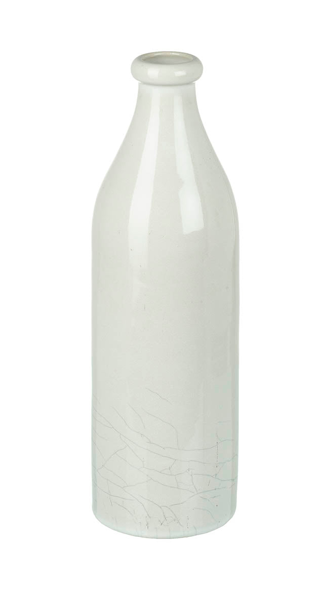 Ceramic Crackle Vase, M