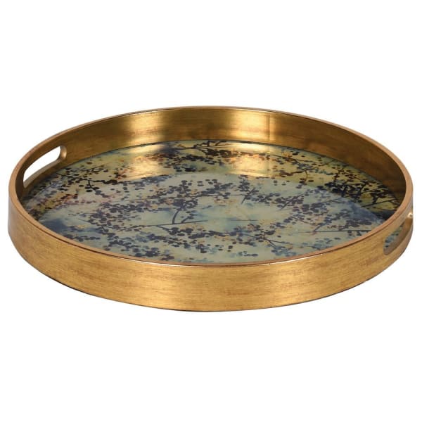 Gold Blossom Tray
