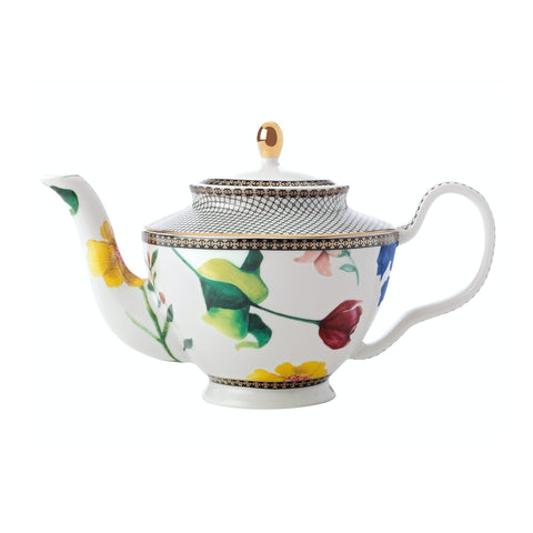 Teas & C's 500ml Teapot with Infuser, White, S