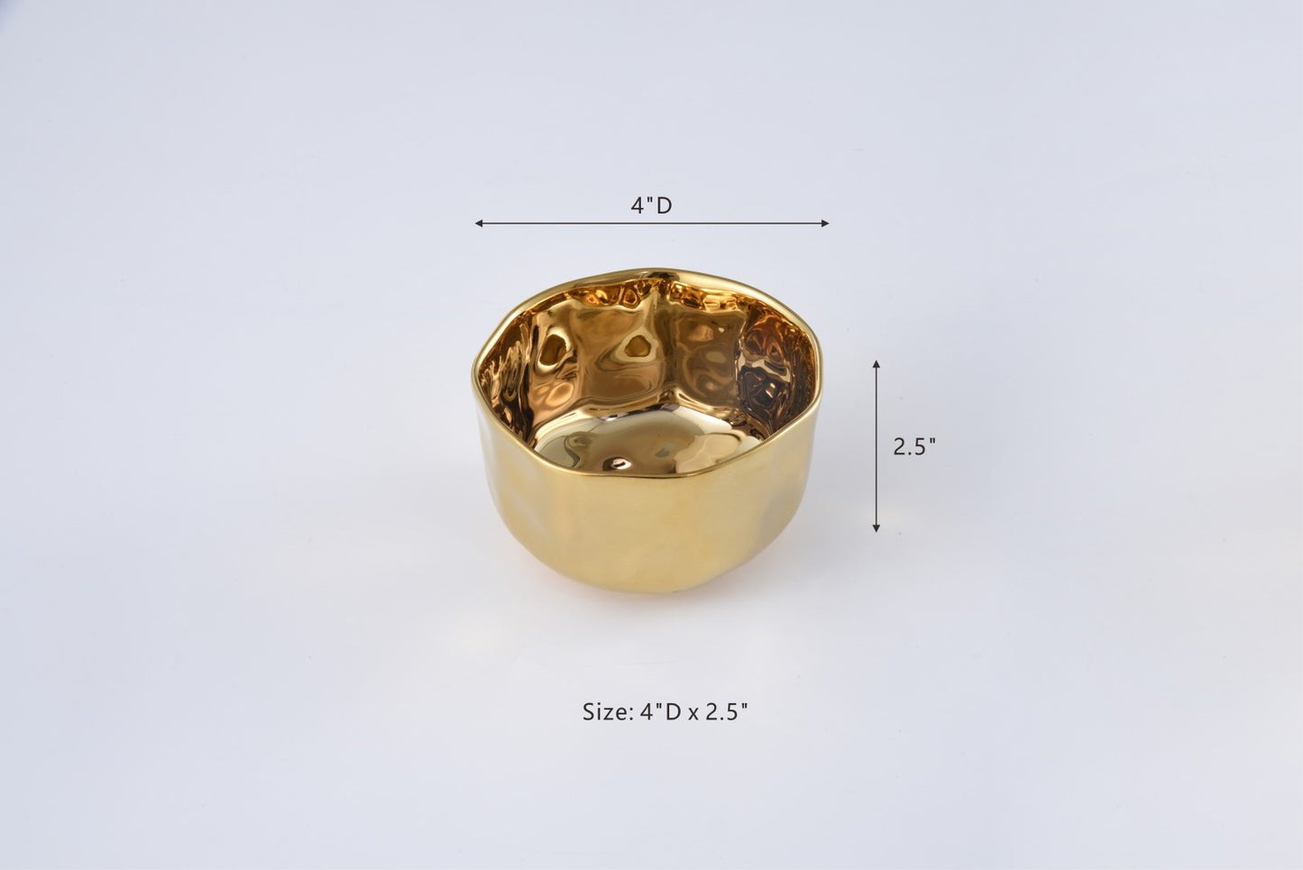 Gold Snack Bowl