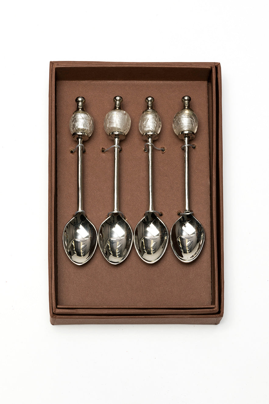 Glass Beads Coffee Spoons