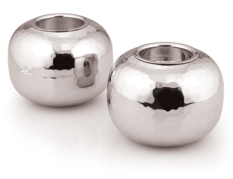 Silver Ball Tea Light Holder