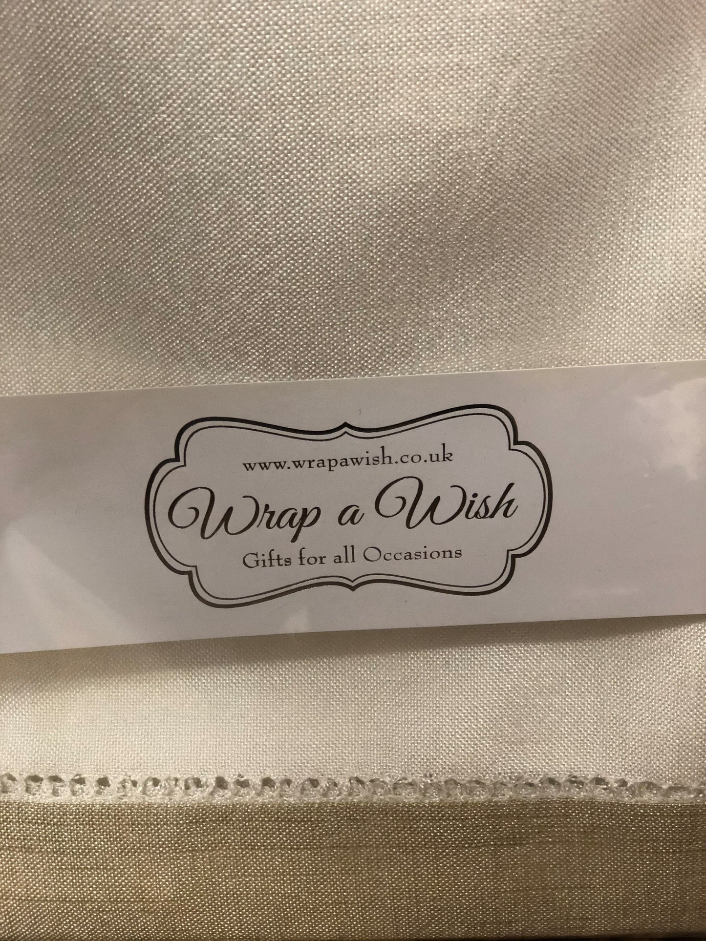 Nature White/Beige Tablecloth