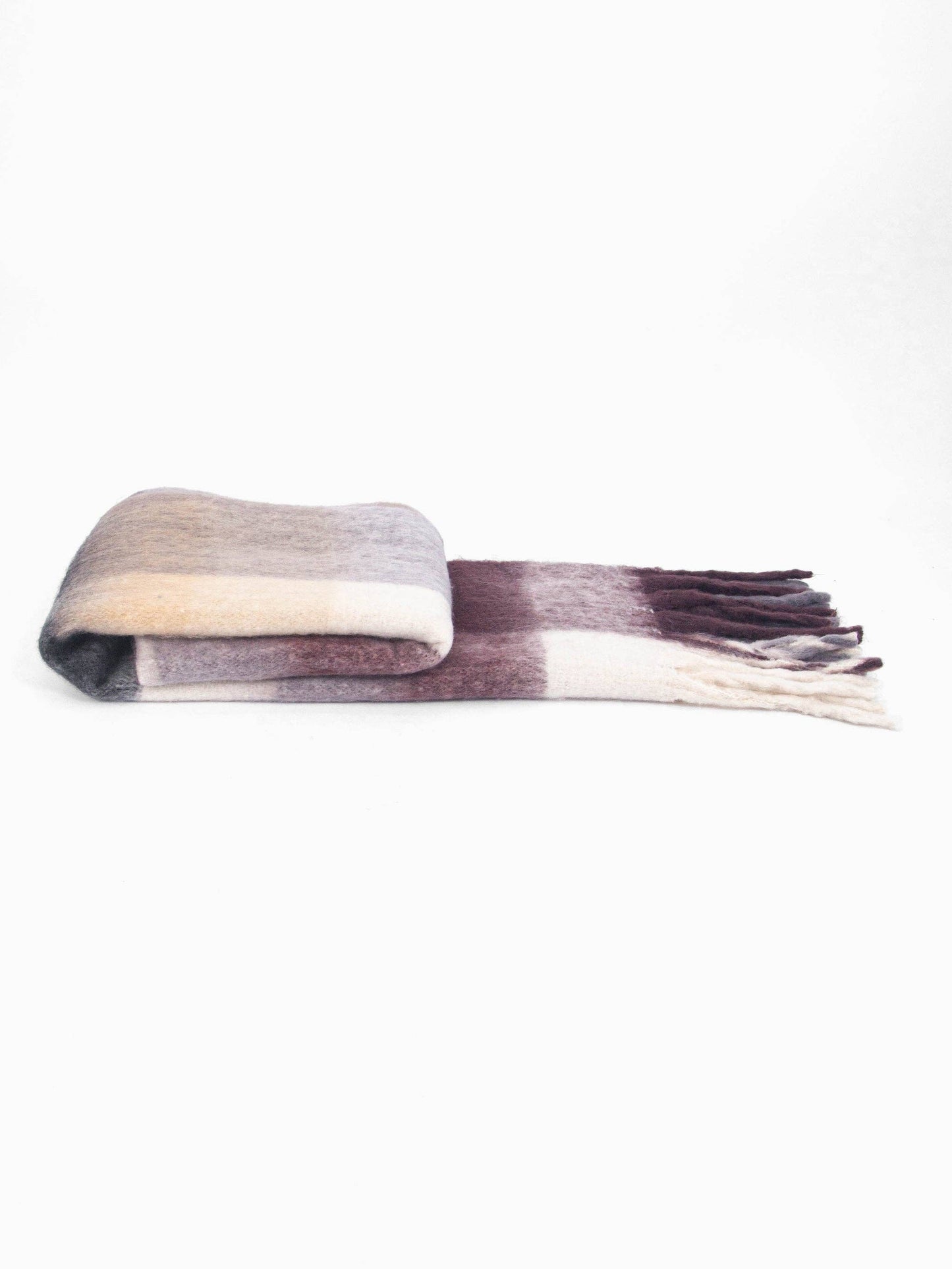 Colourblock Scarf, Dark