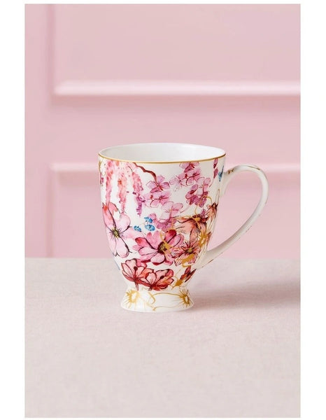 Enchanted Butterflies Footed Mug