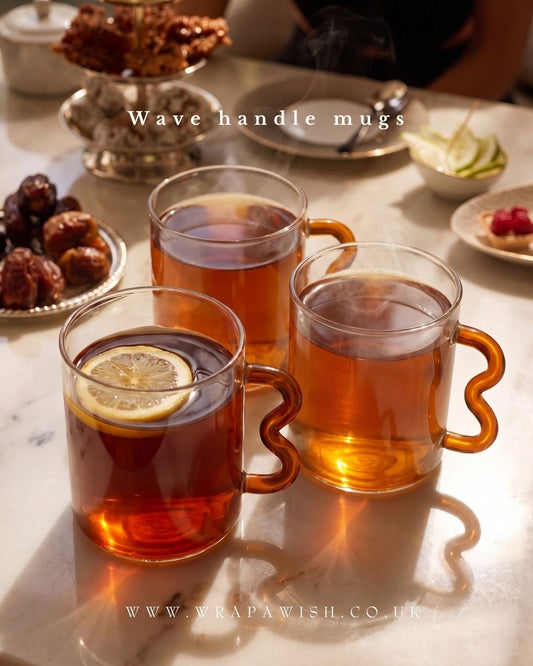 Wave Handle Mugs