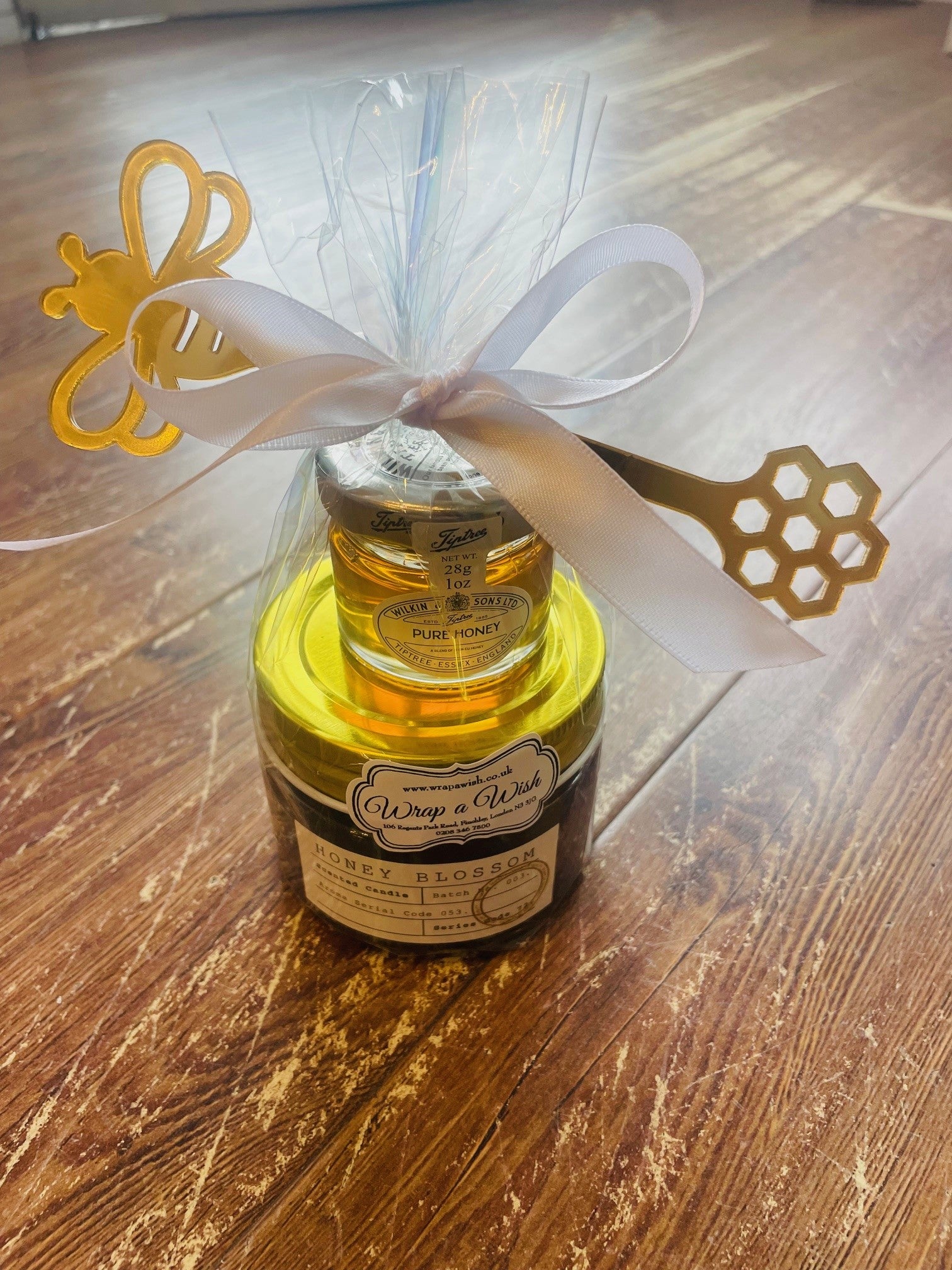 Honey Candle Rosh Hashana Gift