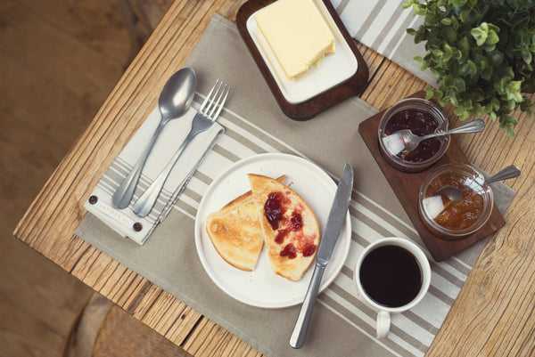 Glass Wood Dip Set