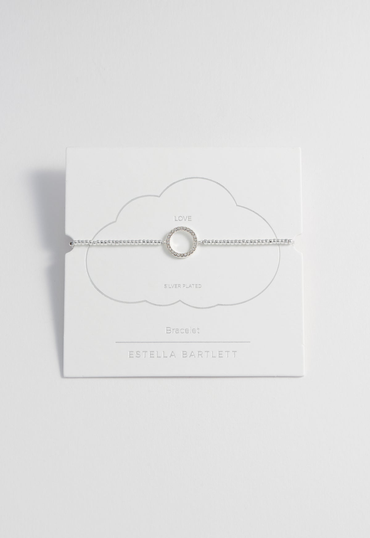 Estella Bartlett White CZ Circle Louise Bracelet