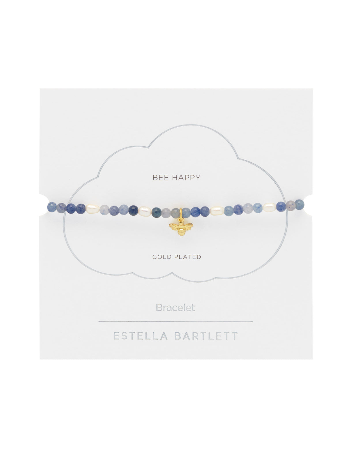 Estella Bartlett Lilac and Pearl Bee Bracelet
