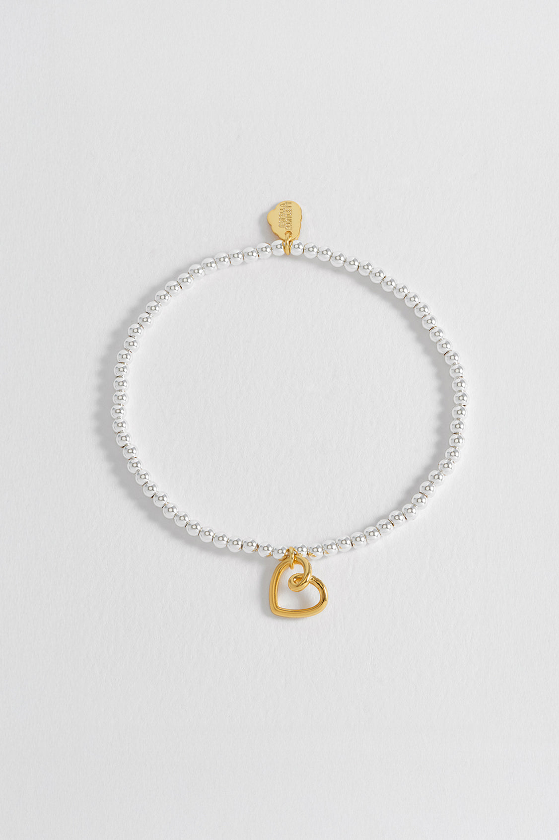 Estella Bartlett Double Heart Beaded Bracelet