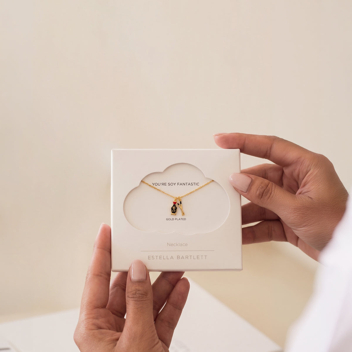 Estella Bartlett Soy Sauce and Chopstick Charm Necklace
