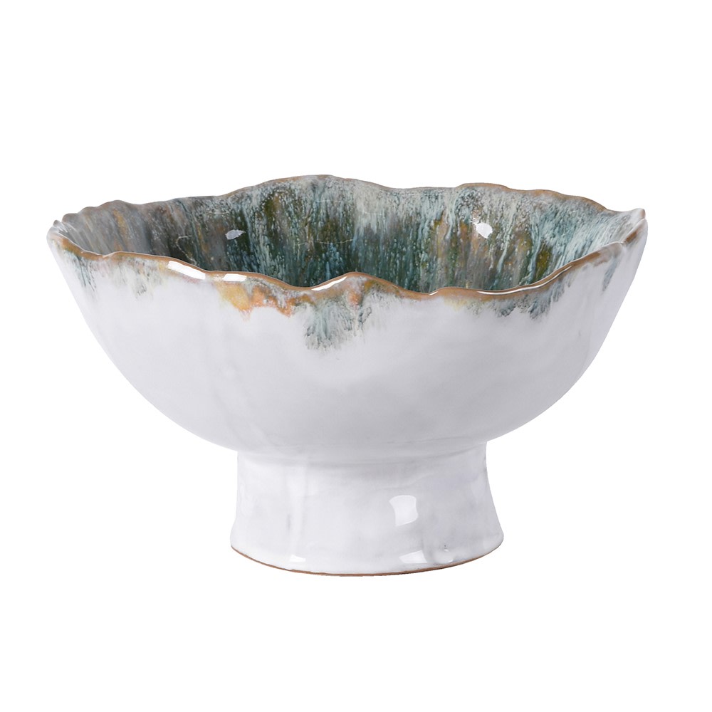 Green Ombre Bowl on Stand