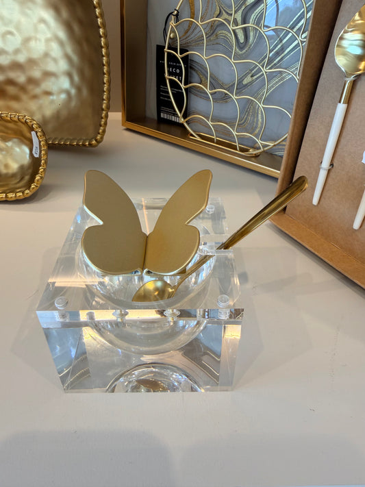Butterfly Honey Dish