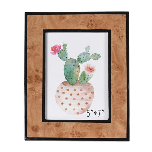 Tan Marble Effect Photo Frame