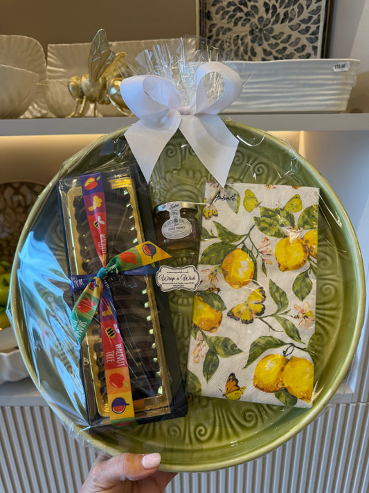 Green Platter Rosh Hashana Gift