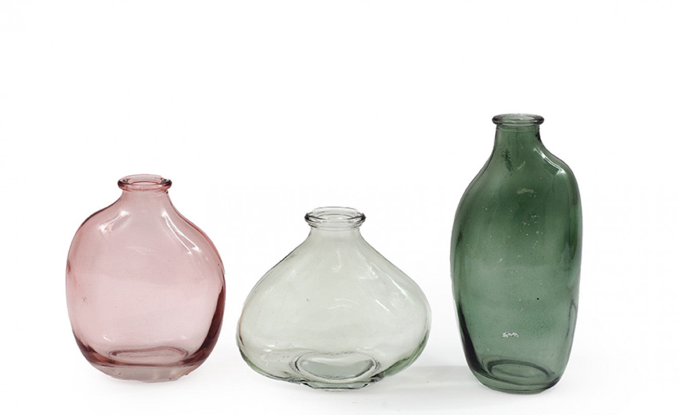 Green and Pink Vases