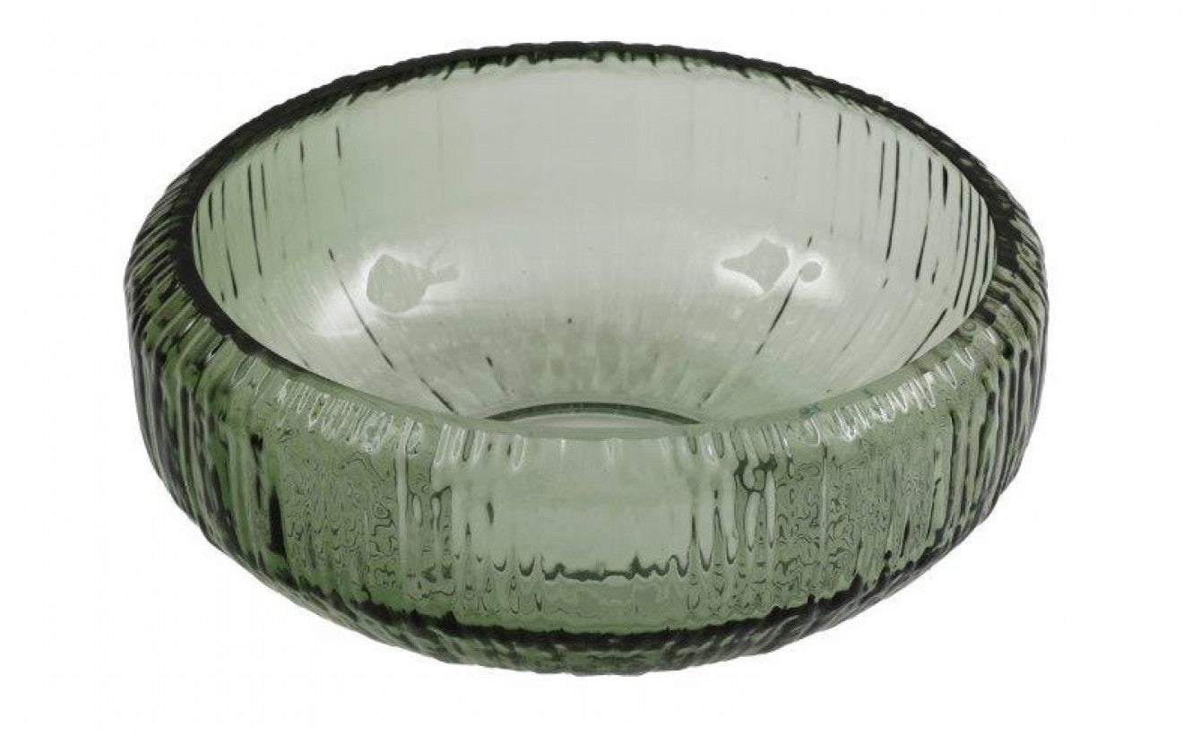 Green Glass Bowl