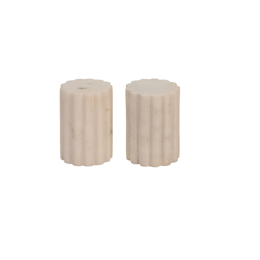 Marble Salt and Pepper Shakers