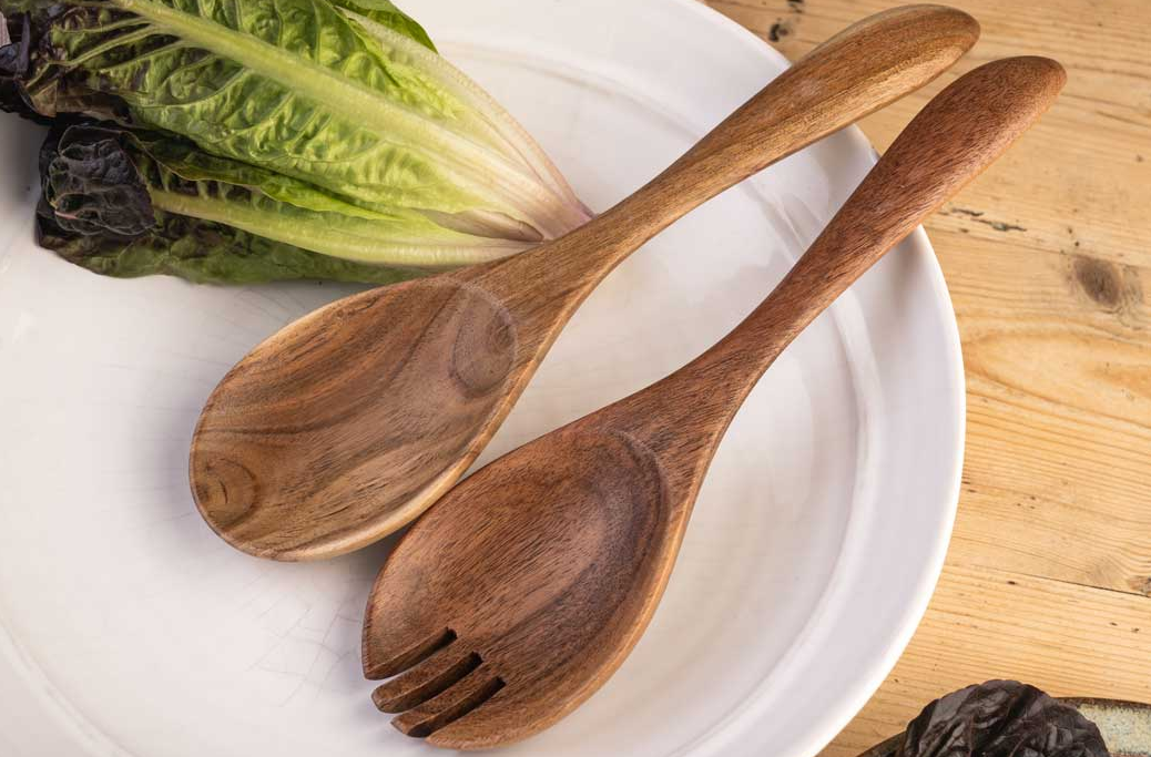 Acacia Salad Servers