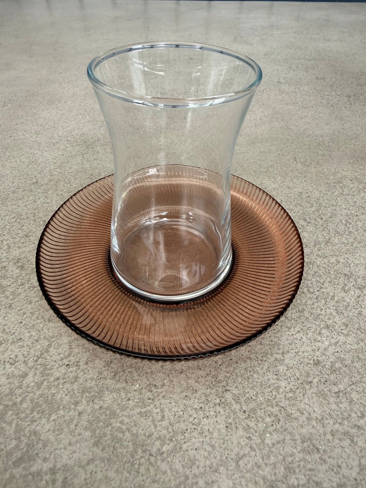 Tea Glass with Saucer