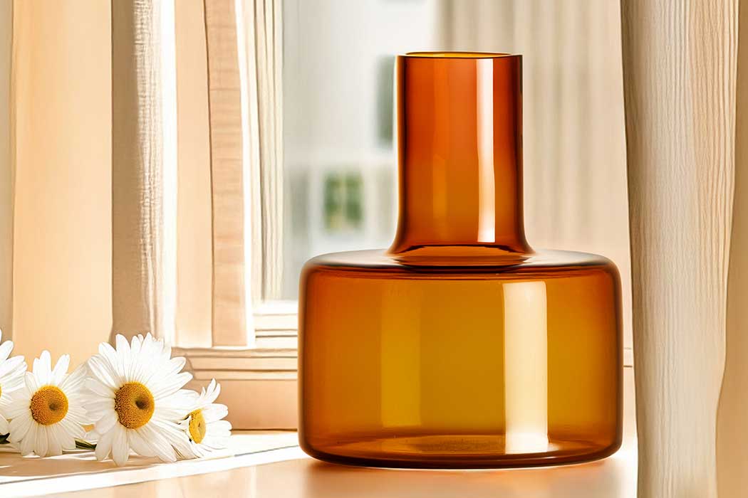 Amber Quadra Vase