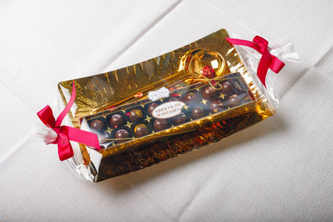 Gold Chocolate Gift Arrangement