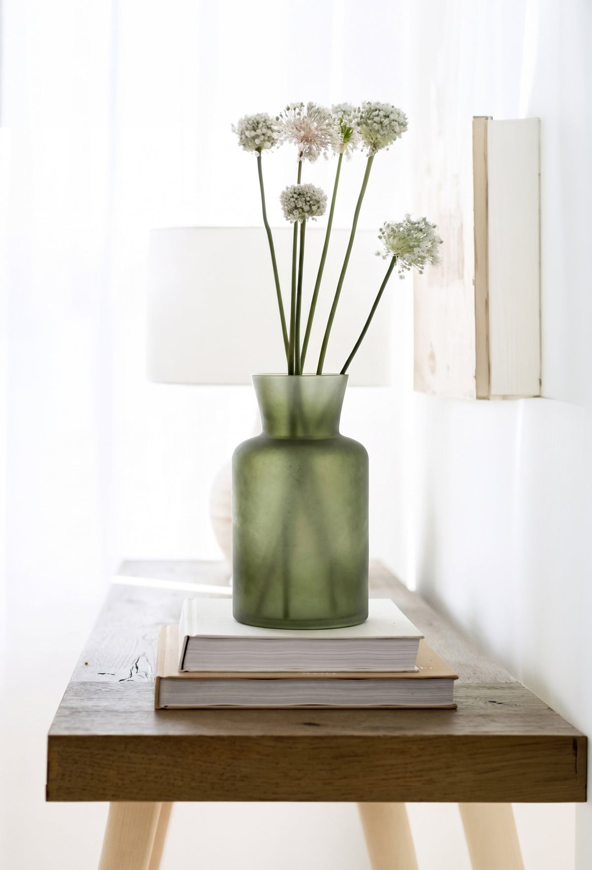 Smokey Green Vase