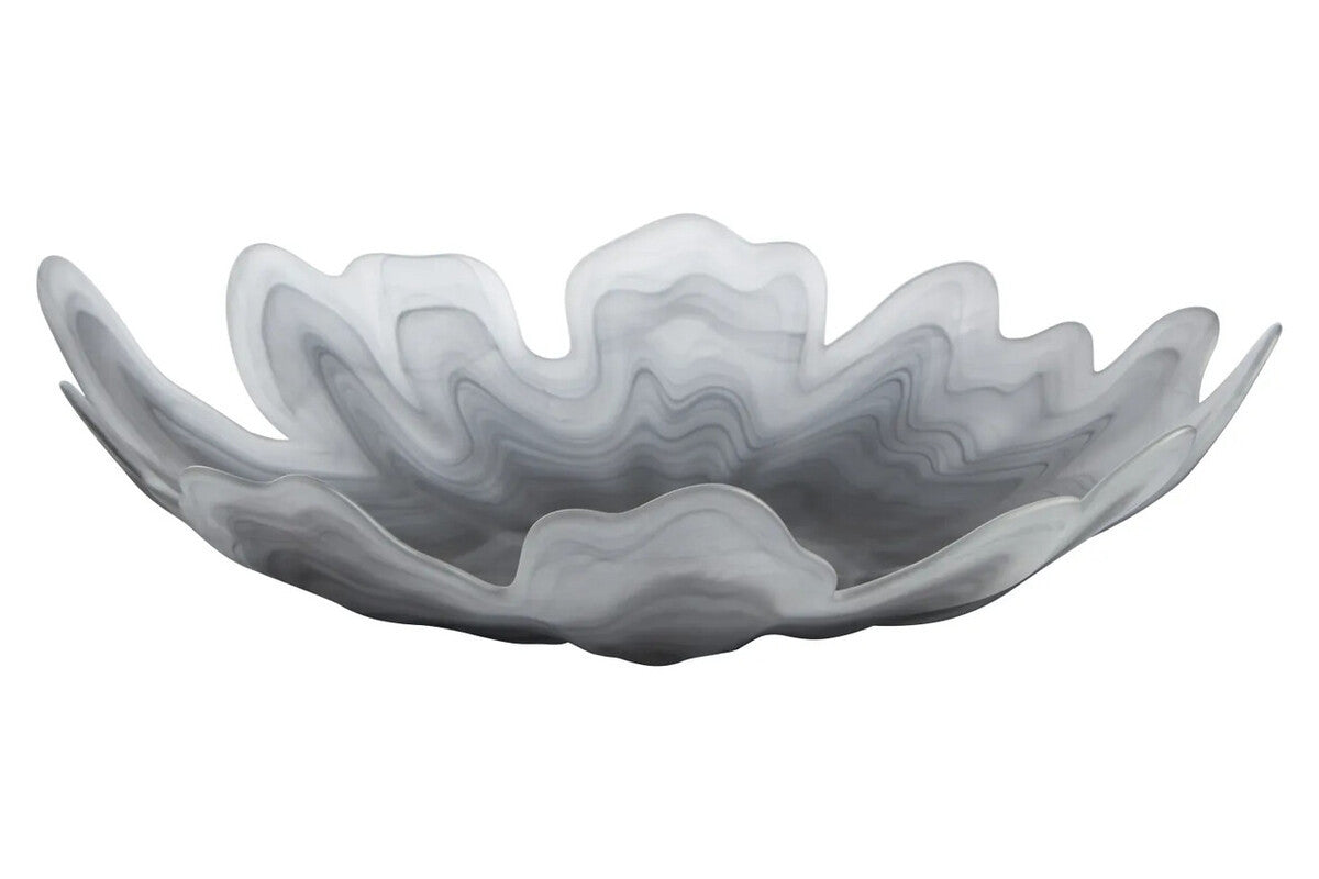 Sculpted Plate, Grey