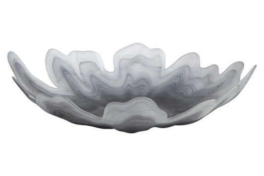 Sculpted Plate, Grey