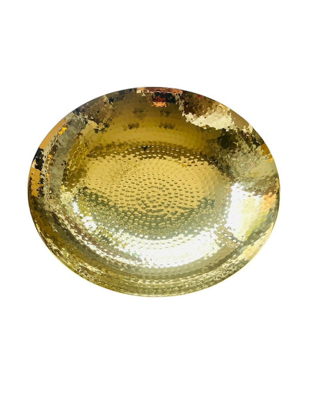 Gold Hammered Rosh Hashana Gift